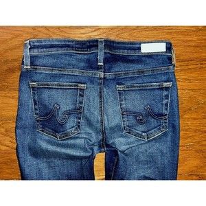 AG Adriano Goldschmied THE STACY 7YR Mid Rise Straight Jeans Sz 27
